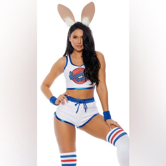NEW Forplay Bunny Squad Space Jam Costume Size Large XL - Picture 2 of 5